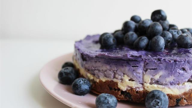 Recept na borůvkový cheesecake